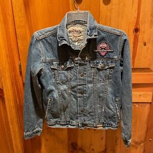 Harley Abercrombie Jean Jacket Women’s XL